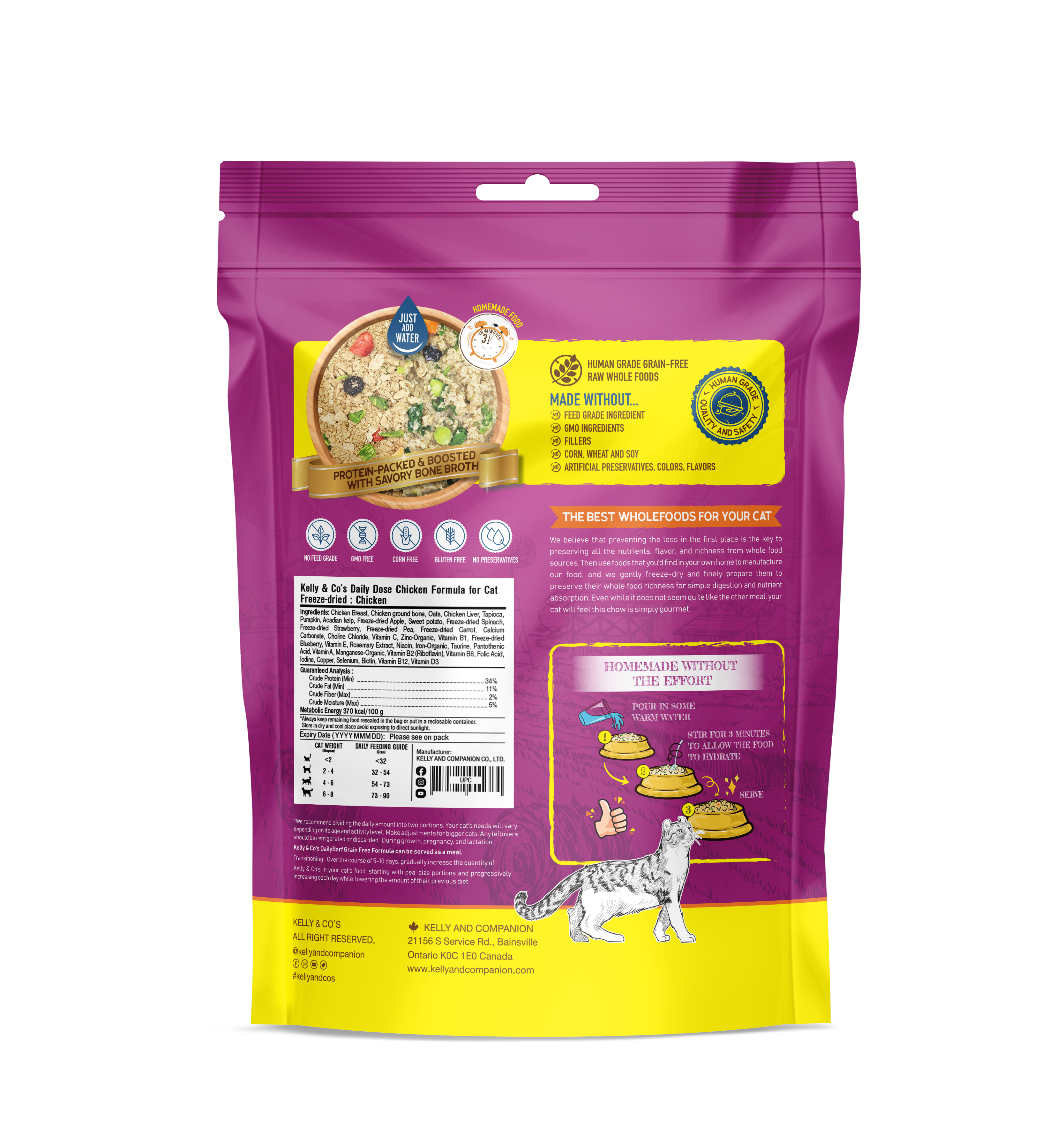 Kelly & Co’s Daily Dose Chicken Formula