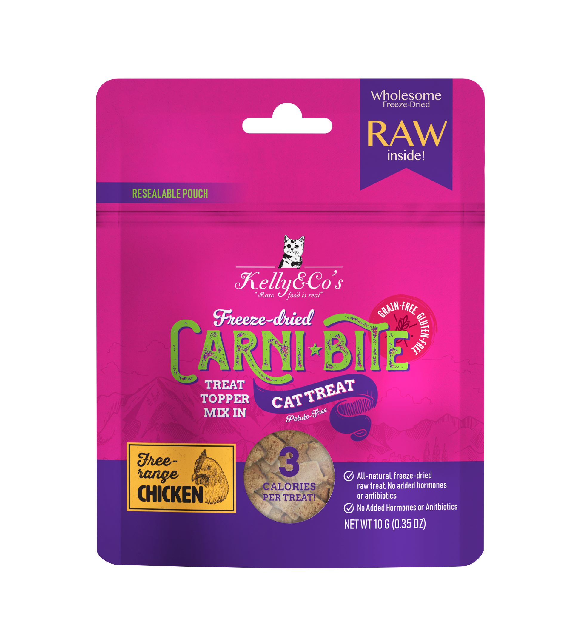 Kelly & Co's Freeze Dried Carnibite Chicken Treat