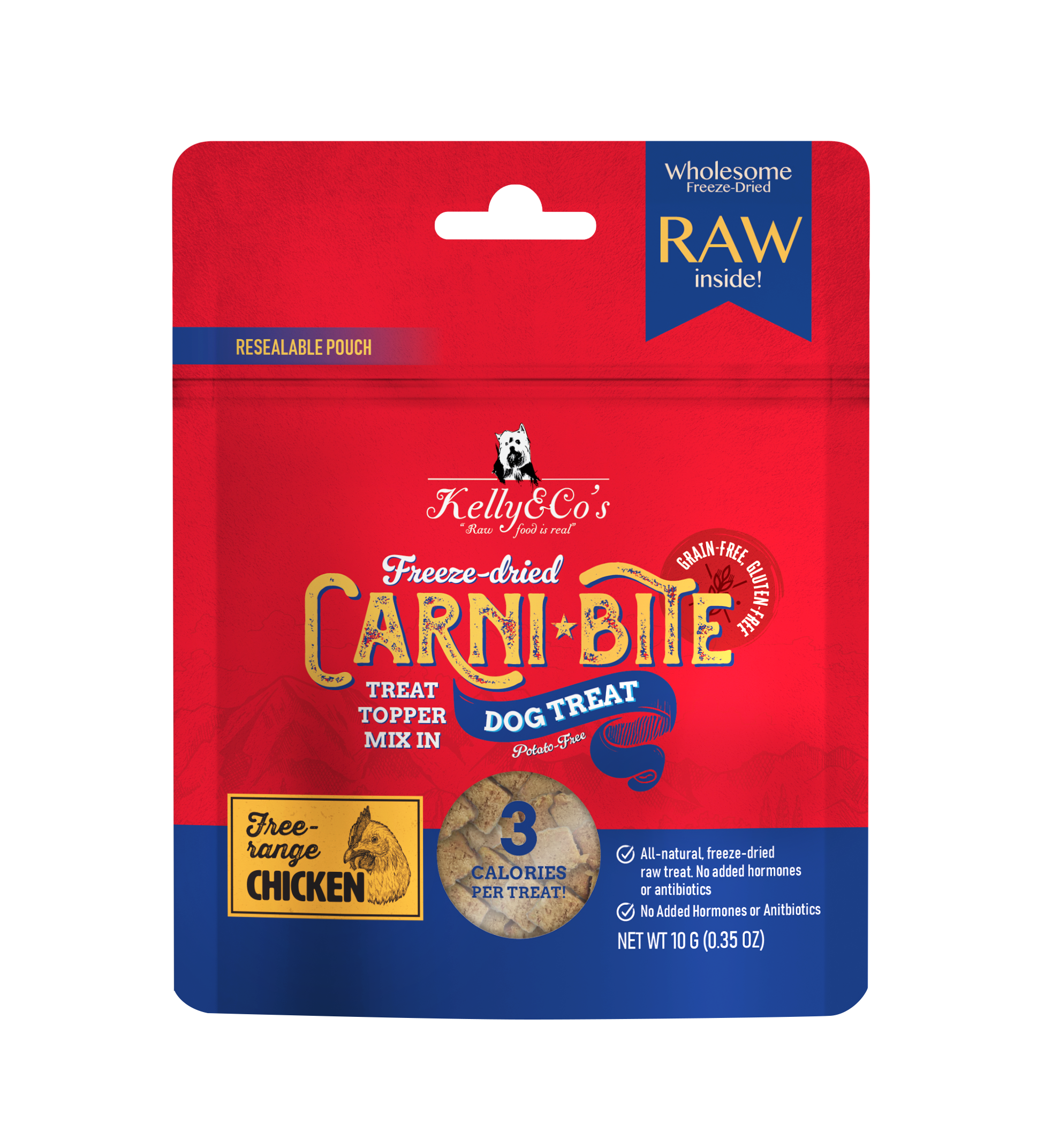 Kelly & Co's Freeze Dried Carnibite Chicken Treat
